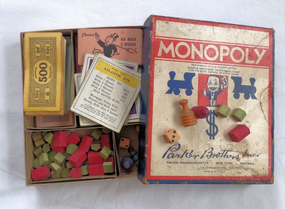 Actual World War II Vintage Monopoly Game!